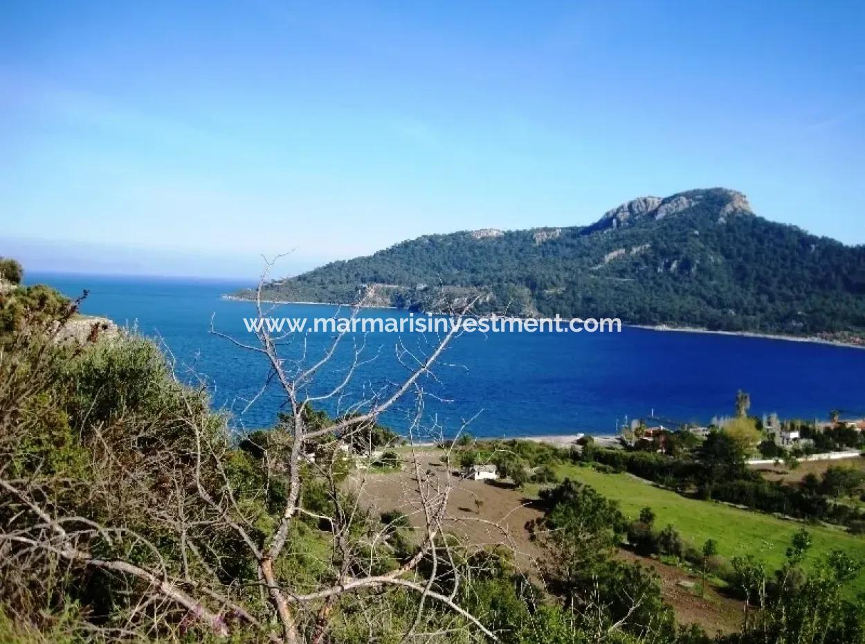 10300 M2 Land Zum Verkauf In Der Nähe Des Meeres In Marmaris Kumlubük Bucht