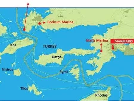 2600 M2 Land Suitable For Investment Marmaris-Bozburun Bay